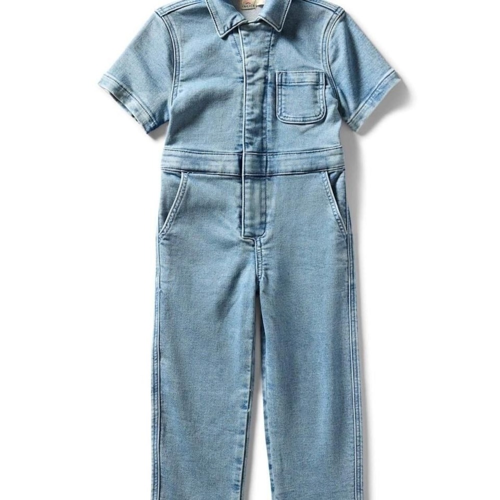 Faherty Second Wave Kids 3T girls jumpsuit, EUC'